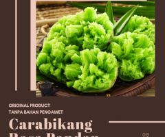 Kue Carabikang Rasa Pandan